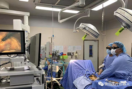 MicroPort®DFVision® completed the first case of domestic 3D electronic laparoscopic surgery
