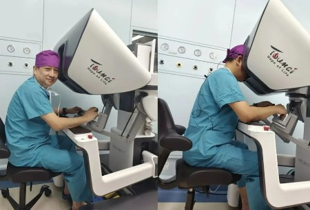 FAHZU Completed the First DomesticChinese-developed 4-arm Laparoscopic Robot-assisted Total Intracavitary Radical Cystectomy & Orthotopic Neobladder in China